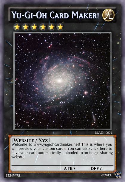 card maker yugioh